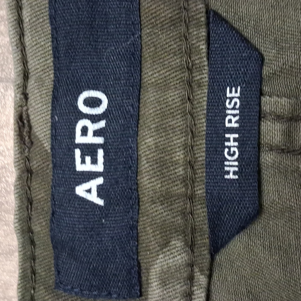 Womens Aeropostale Camo Twill High Rise‎ Mini Skirt - Picture 6 of 7